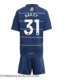 Aston Villa Leon Bailey #31 Maglia Gara Terza Repliche 2024-25 Bambino